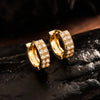 Classics Full Zircon Inlay Earrings For Women Men Personalized Silver Color Gold Color Metal Party Daily Jewelry - Image 4