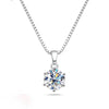 JoyceJelly Pendant Necklace For Women Royal Blue Color Silver Wedding Jewelry - Image 29