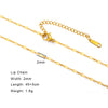 Stainless Steel Chain Necklace in Paperclip Box or Twisted Link Styles - Image 34