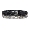 Faceted Glass Bead Stretch Bracelet in Multiple Colors - Image 9