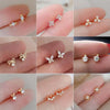 Dainty Cubic Zirconia Stud and Drop Earrings in Many Styles - Image 35