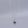 Y2K Star Moon Pendant Necklace Punk Gothic Simple Silver Color Double Layered Metal Neck Chain Women's Charm Jewelry Gift - Image 7