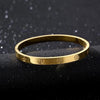 Open Stainless Steel Bangle with Decorative Stone Details in Multiple Styles - Image 7