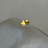 Open Heart Hoop Earrings in Gold Tone or Silver Tone - Image 10