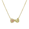 Delicate Heart Pink Zircon Mini Letter Pendant Necklace for Women Gold Plated Balloon Bubble Initial Alphabet Jewelry - Image 19