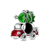 Silver Christmas Charms Santa Reindeer Sleigh Bell Gingerbread Tree Stocking Candy Cane Pendant Fit Bracelet Jewelry Gift - Image 38