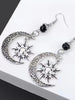 Gothic Dark Style Moon Sun Pentagram Earring Occult Crescent Wicca Witch DangleEarrings For Women Men Hanmade Goth Jewelry Gift - Image 7