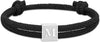 Graduation Easter Basket Stuffer Gifts, Braided Rope Initial Bracelet for Men Boys, Stainless Steel A-Z Letter Charm Bracelets - Image 20