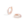 2/6PCS 316L Stainless Steel Minimalist Hoop Earrings Crystal Zirconia Small Cartilage Helix Tragus Piercing Jewelry for Women - Image 9