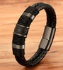 Vintage Woven Leather Rope Wrap Bracelets For Men Classic Stainless Steel Bangles Bracelets Punk Wristband Jewelry Male Gifts K - Image 8