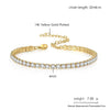 Iced Out 4MM Zircon Tennis Anklet Bracelet for Women Dazzling Bracelet on The Leg Chain Sexy Decoration on Foot Jewelry - Image 8