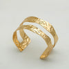 Irregular Hammered Metal Bangle For Women Jewelry Punk Cuff Bracelets Wholesales Accessories Timeless Styles 2023443 - Image 4