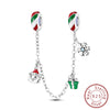 Christmas Series Charms Beads Silver Christmas Tree Snowman Elk Charm Fit Bracelet Pendent Women Jewelry - Image 20