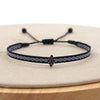 Handmade Cloth Fabric Bracelet for Women with Braided Design CZ Heart Love Evil Eye Jewelry Gift - Image 10