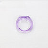 Multicolor 20 Pcs Acrylic 25x24MM Transparent Ring Geometric Ring Cute Girl Index Finger Ringn - Image 15