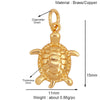 Marine Organism Sea Horse Turtle Fish Conch Shell Starfish Charm Pendant, 8K Gold Plated Zircon Jewelry Finding Supplies - Image 36