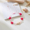 Shell and Starfish Charm Bracelet with Adjustable Rope Detail - Image 54