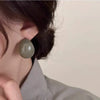Semi-Circle Acrylic Resin Stud Earrings For Women Vintage Earring Jewelry Accessories Party Gifts - Image 25