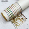 10 pieces Slim Colors zircon tennis bracelets zirconia crystal women bracelet Summer jewelry accessories 40083 - Image 1