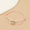 Simple Unisex Bracelet 3 Metal Round Circle Accessory Adjustable Men's Rope Bracelet for Women Jewelry Gifts - Image 27