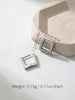 1 Pair Stainless Steel Geometric Square Unisex Punk Rock Earrings Women Men Piercing Push-Back Clip Ear Rings Party Jewelry - Image 6