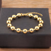 3/4/6/8mm Copper Round Bead Bracelet Gold Color Women Adjustable Bangle Minimalist Jewelry Accessories Gift - Image 8