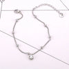 Stainless Steel Gold Plated Stylish Anklet for Women Cubic Zirconia Chain Summer Jewelry - Image 6