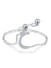 Silver Simplicity 26 Letters Zircon Ring For Women Engagement Wedding Jewelry - Image 27
