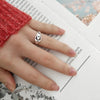 Silver Belt Adjustable Rings Wedding Engagement Jewelry For Women Accessories Dropshippin - Image 8