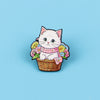 Cute Cat Enamel Pins " "Brooches Metal Lapel Pin Badge Backpack Accessories Jewelry Friend Gifts - Image 19