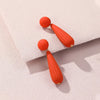 Korean Colorful Cute Hanging Drop Earrings For Women Arcylic Water drop Long Big Earring for Grils Party Dangle - Image 20