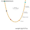 Y Shaped Pendant Necklace with Stainless Steel Chain - Image 16