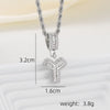 A-Z Silver Color Zircon Letter Initial Necklace Crystal Letter Necklace for Party Birthday Jewelry Gift - Image 13