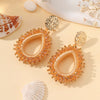 Colorful Water Drop Shape Drop Earrings For Women Beads Handmade Threading Crystal Big Long Earrings Jewelry Gift - Image 10