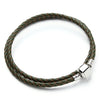 1 Strand Double layer Braided Leather Bracelet Charm Bracelets For Women Men Jewelry Festival Gift Christmas Gift - Image 8