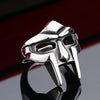 Gothic Vintage Classic Mf Doom Mask Rings Punk Egyptian Pharaoh Stainless Steel Ring For Men Boys Jewelry Gift Wholwsale - Image 3