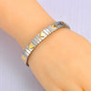 316L Stainless Steel CZ Crystal Elasticity Chain Bracelets For Women Gold Plated Jewelry - Image 23