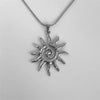 Handmade Y2K Whimsigoth Spiral Swirl Pendant Stainless Steel Snake Cord Necklace - Image 12