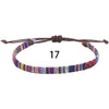 Bohemia Colorful Woven Anklets Bracelet Summer Adjustable Rope Braided Anklets Handmade Fabric Bangles for Men Women Children - Image 24
