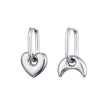 Classic Stainless Steel Heart Star Hoop Earrings For Women Punk Hip Hop Gold Silver Color Y2K Jewelry Female Earrings Oorbellen - Image 23