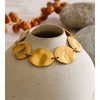Stainless Steel Hammer Metal Round Statement Bracelet Bangle Gold Color Pvd Plated Attractive Jewelry Gift - Image 4