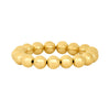 Gold Color Bracelets 2/3/4/5/6/8/10MM Ball Beads Cuff Bracelet for Women Men Charms Metal Statement Jewelry - Image 15