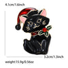 Christmas Classic Rhinestone Reindeer Brooches for Women Unisex Enamel Animal Pins Office Party Friend Gifts Jewelry Accessories - Image 15
