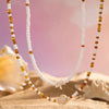 Bohemian Bead Necklace with Starfish and Turtle Charms - Image 3
