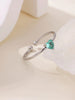 Zircon Heart Birthstone Rings For Women Stainless Steel Gold Color Birthstone Ring Aesthetic Wedding Jewelry Gift - Image 16
