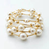 Punk Pearl Bracelet Big Large Size Chunky Ball Bangle Ccb Large Ball Bracelet Women Wedding Party Jewelry - Image 7
