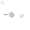 ZS 1 Piece Magnetic Clip-on Earrings Star Heart Shape CZ Crystal Ear Clip No Piercing Ear Stud No Pierced Earring Jewelry 4-8MM - Image 18