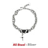 Hip Hop Obsidian Star Bracelet For Men Women Punk Design Titanium Steel Charm Couple Jewelry Kpop Gift - Image 14