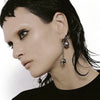 Stainless Steel Punk Spiked Mace Ball Drop Earrings Gothic Y2K Chain Hoop Earrings Ear Jewelry for Women Men - Image 1