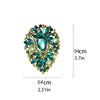 Crystal Water-drop Brooches for Women Vintage Pendant Style Elegant Wedding Pins Party Jewelry Brooch - Image 4